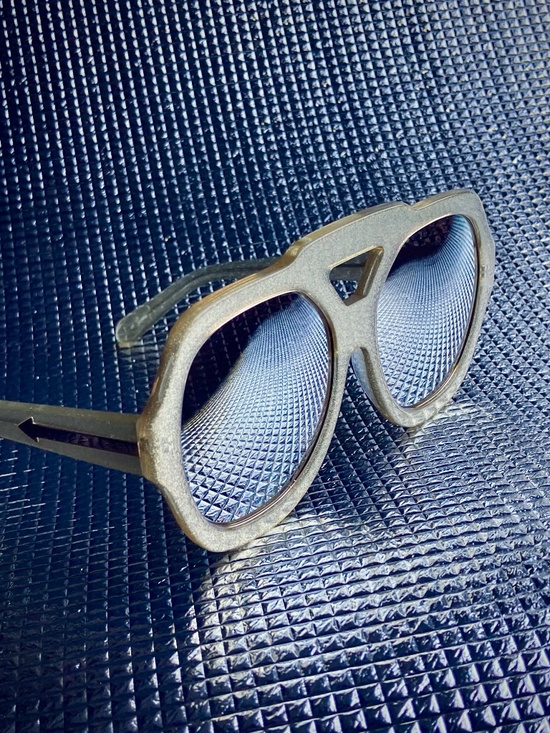 Karen Walker Huge Aviator Sunglasses Visible Collection 2014 - gold w/ case main image 10